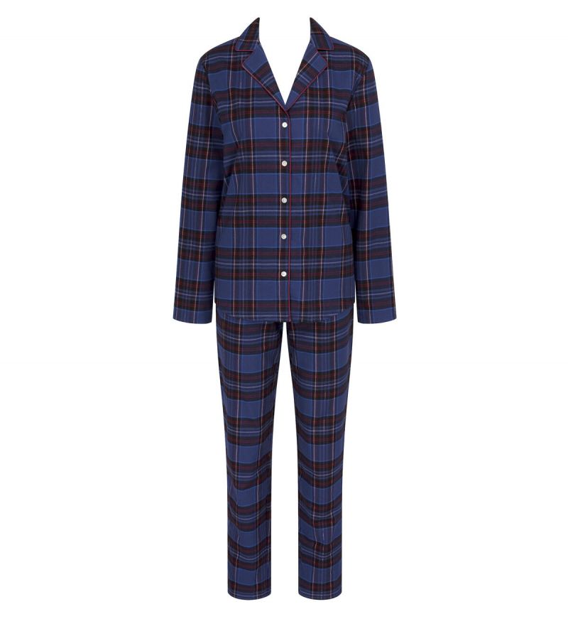 Triumph Pyjama boyfriend PW X blauw 44 -