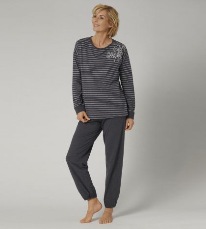 Triumph Pyjama grijs 46 -