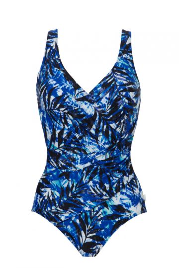 Tweka Badpak Ocean Leaves blauw 42 -