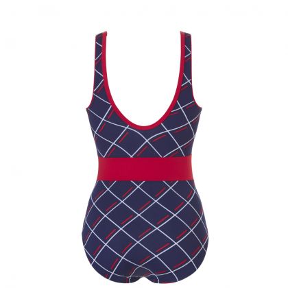 Tweka Swimsuit soft cup blauw 44 -