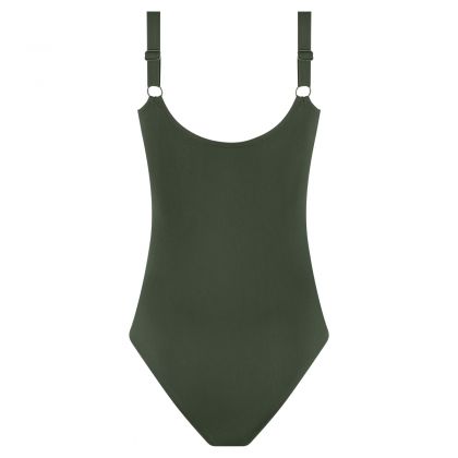 Tweka Swimsuit soft cup twisted forest green groen 44 -