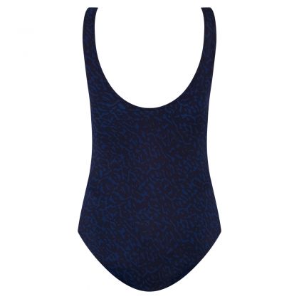 Tweka Swimsuit soft cup V-neck Buckle blauw 40 -