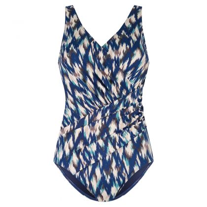 Tweka Swimsuit soft cup V-neck grijs 42 -