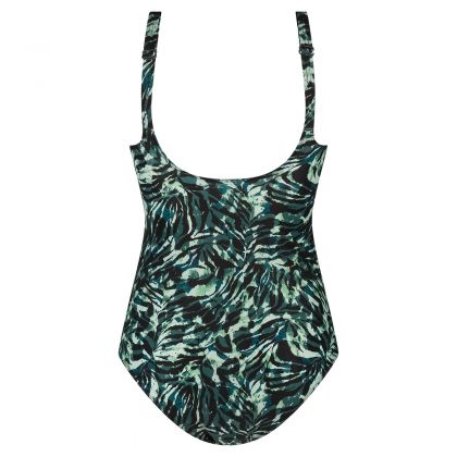 Tweka Swimsuit soft cup wrapped sea swirl gree groen 44 -