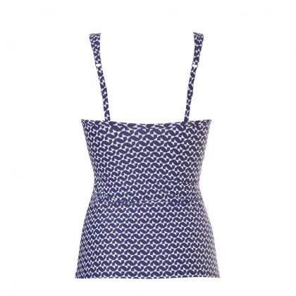 Tweka Tankini top prothesis soft cup blauw 44 -
