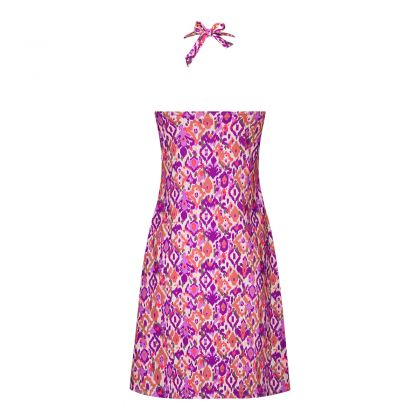 Wow Beach dress halter fuchsia S -