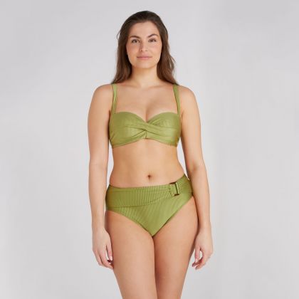 Wow Bikini bottom belted groen 42 -