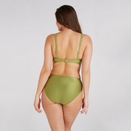 Wow Bikini bottom belted groen 42 -