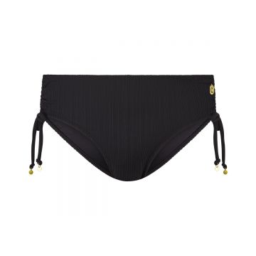 Bikini bottom midi bow Black zwart