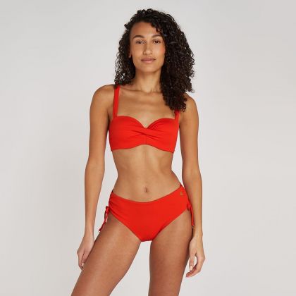 Wow Bikini bottom midi bow rood 40 -