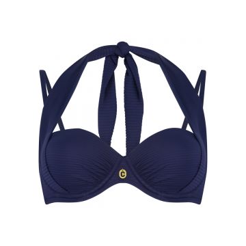 Wow Bikini top multiway padded wired Inkblue blauw 40 E