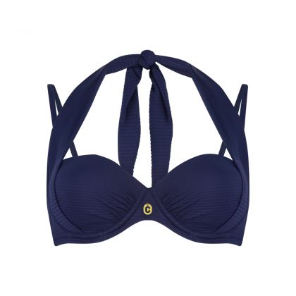 Wow Bikini top multiway padded wired Inkblue blauw 44 B