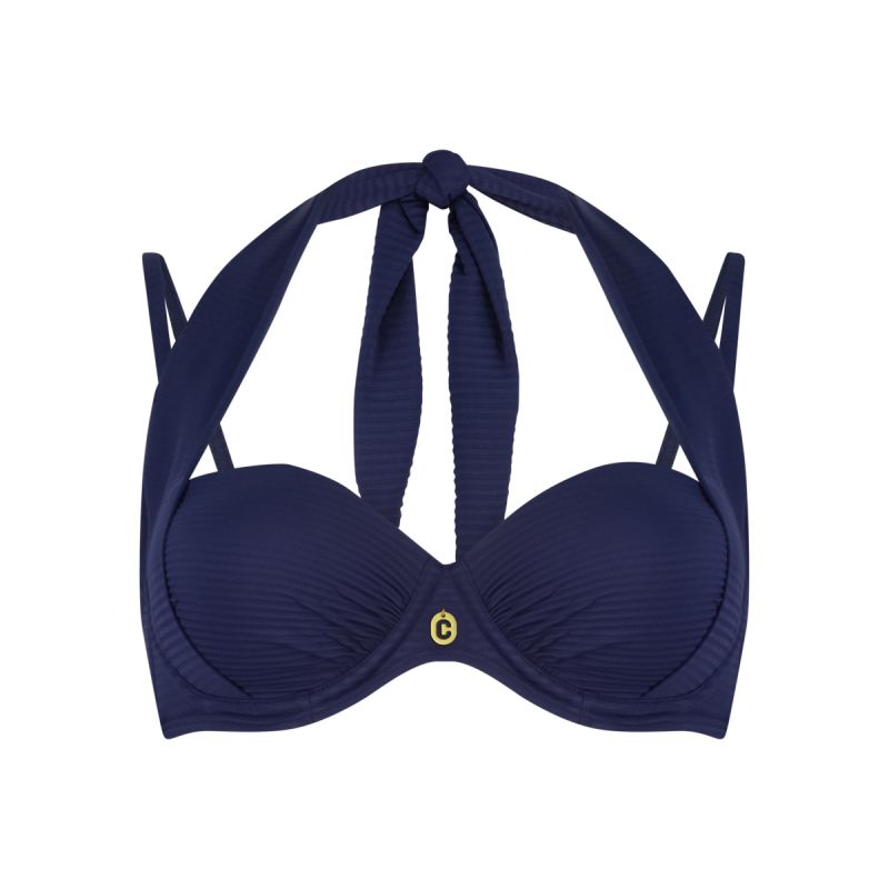 Wow Bikini top multiway padded wired Inkblue blauw 44 B