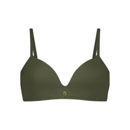 Wow Bikini top plunge padded groen 40 C