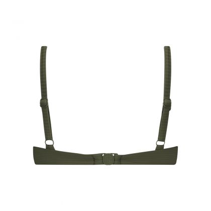 Wow Bikini top plunge padded groen 40 C