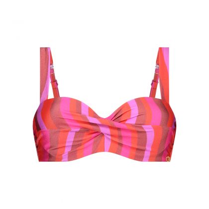 Wow Bikini top twisted padded wired fuchsia 42 F