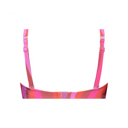 Wow Bikini top twisted padded wired fuchsia 42 F