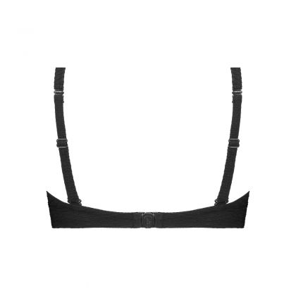 Wow Bikini top twisted padded wired zwart 38 B