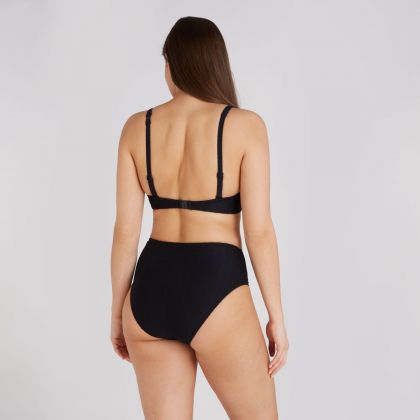 Wow Bikini top twisted padded wired zwart 38 B