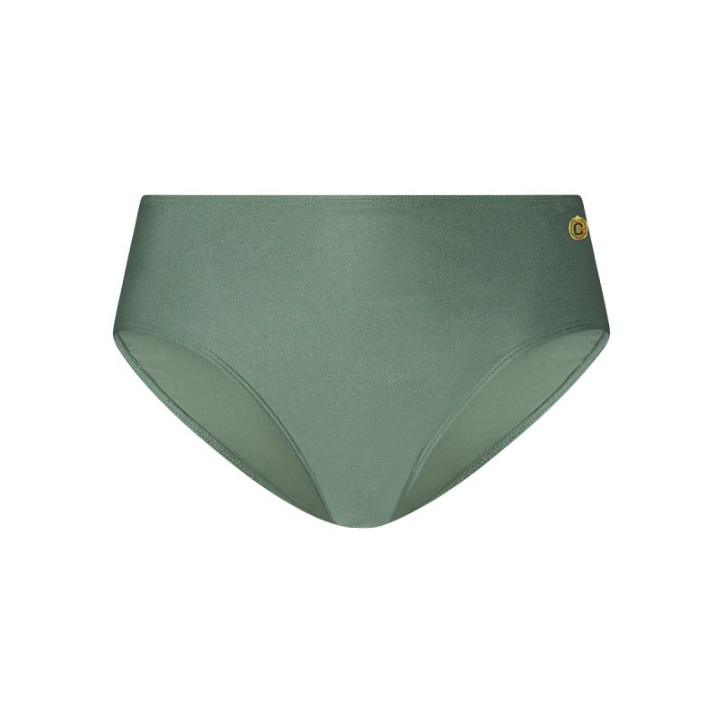 Wow Mid waist bikini bottom groen 36 -