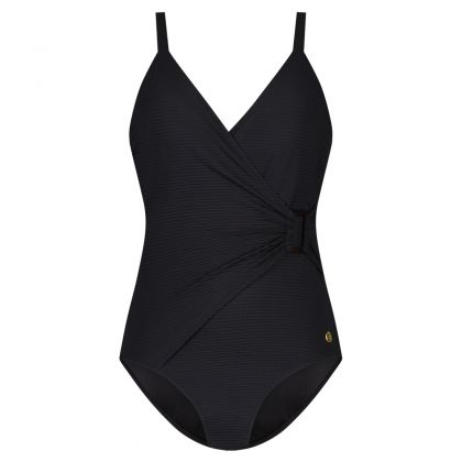 Wow Swimsuit Buckle padded zwart 48 -
