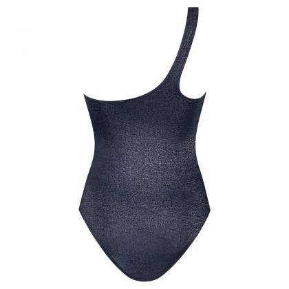 Wow Swimsuit one shoulder padded blauw 38 -