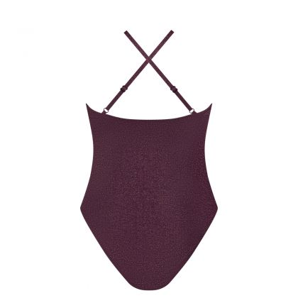 Wow Swimsuit removable padding wine red bordeaux 38 -