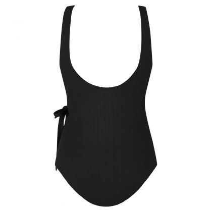 Wow Swimsuit V-Neck padded Black zwart 36 -
