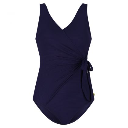 Wow Swimsuit V-Neck padded Faded blues blauw 46 -