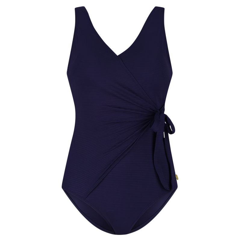 Wow Swimsuit V-Neck padded Faded blues blauw 46 -