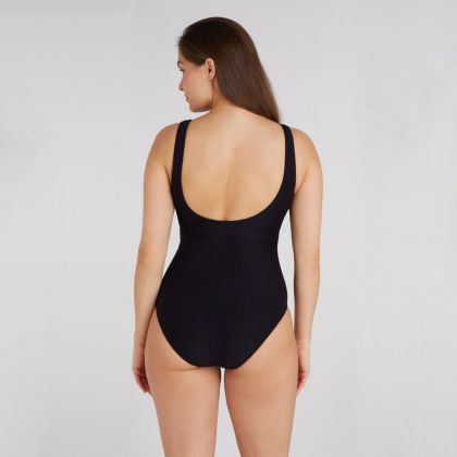 Wow Swimsuit V-neck padded zwart 36 -
