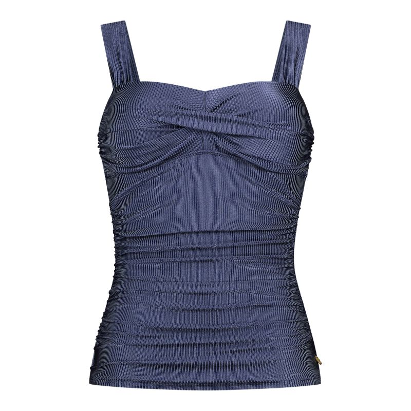 Wow Tankini top twisted blauw 46 -