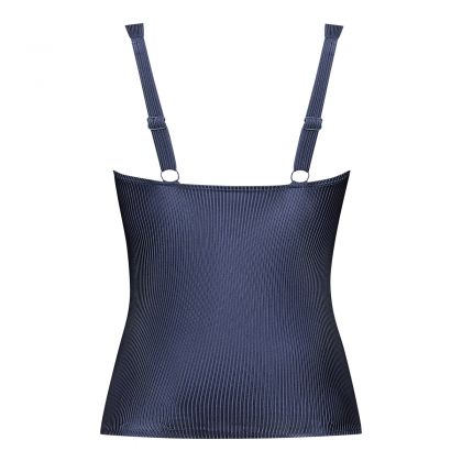 Wow Tankini top twisted blauw 46 -