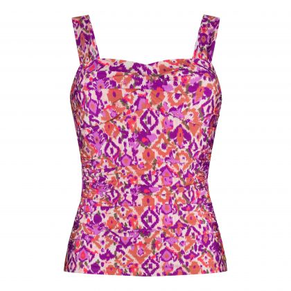 Wow Tankini top twisted padded fuchsia 46 -