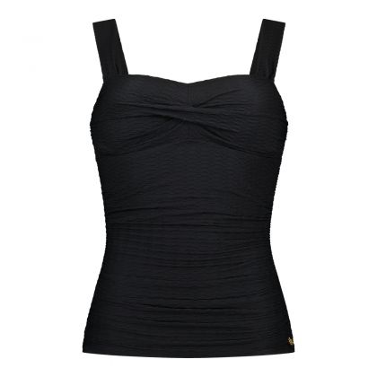 Wow Tankini top twisted padded zwart 38 -