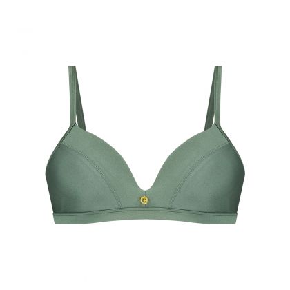 Wow Triangel bikini top groen 36 B