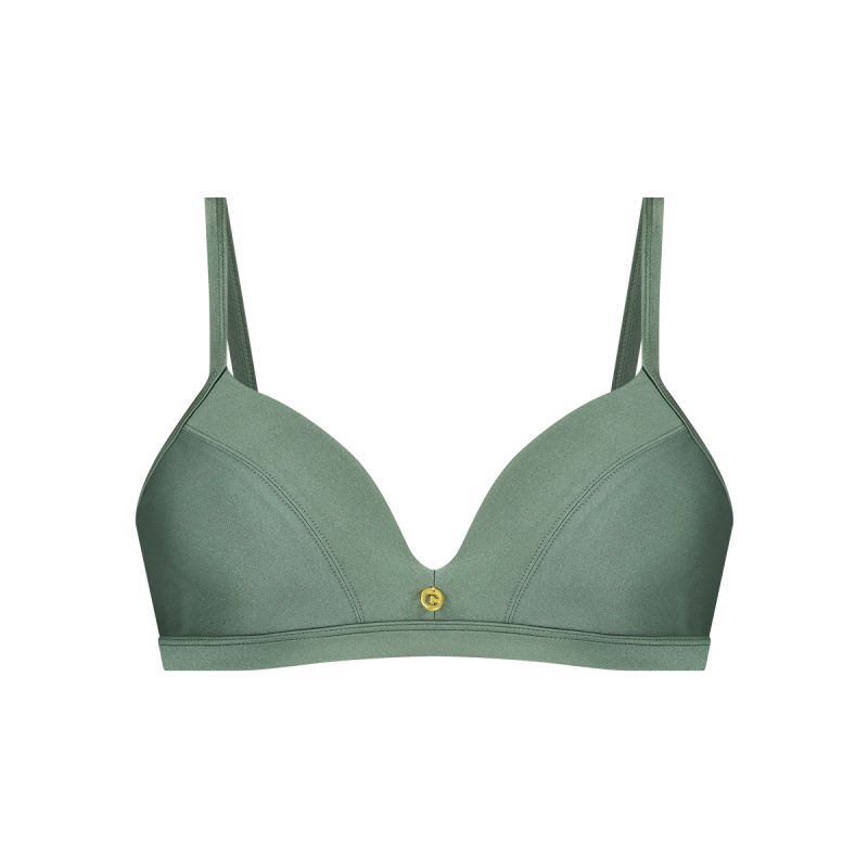 Wow Triangel bikini top groen 36 B