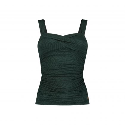 Wow Twisted Tankini Top groen 40 -