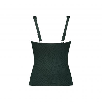 Wow Twisted Tankini Top groen 40 -