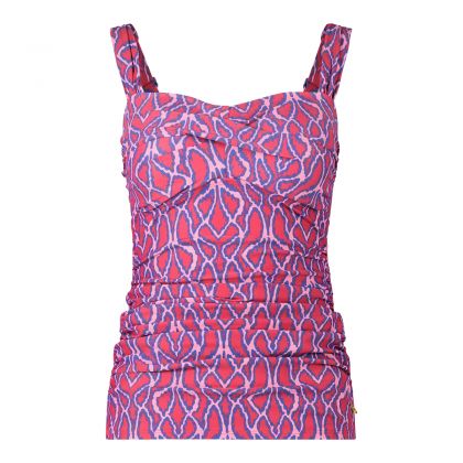 Wow Twisted tankini top rood 44 -