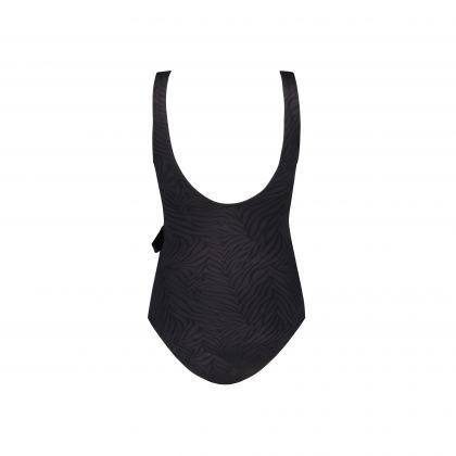Wow V-neck swimsuit zwart 42 -